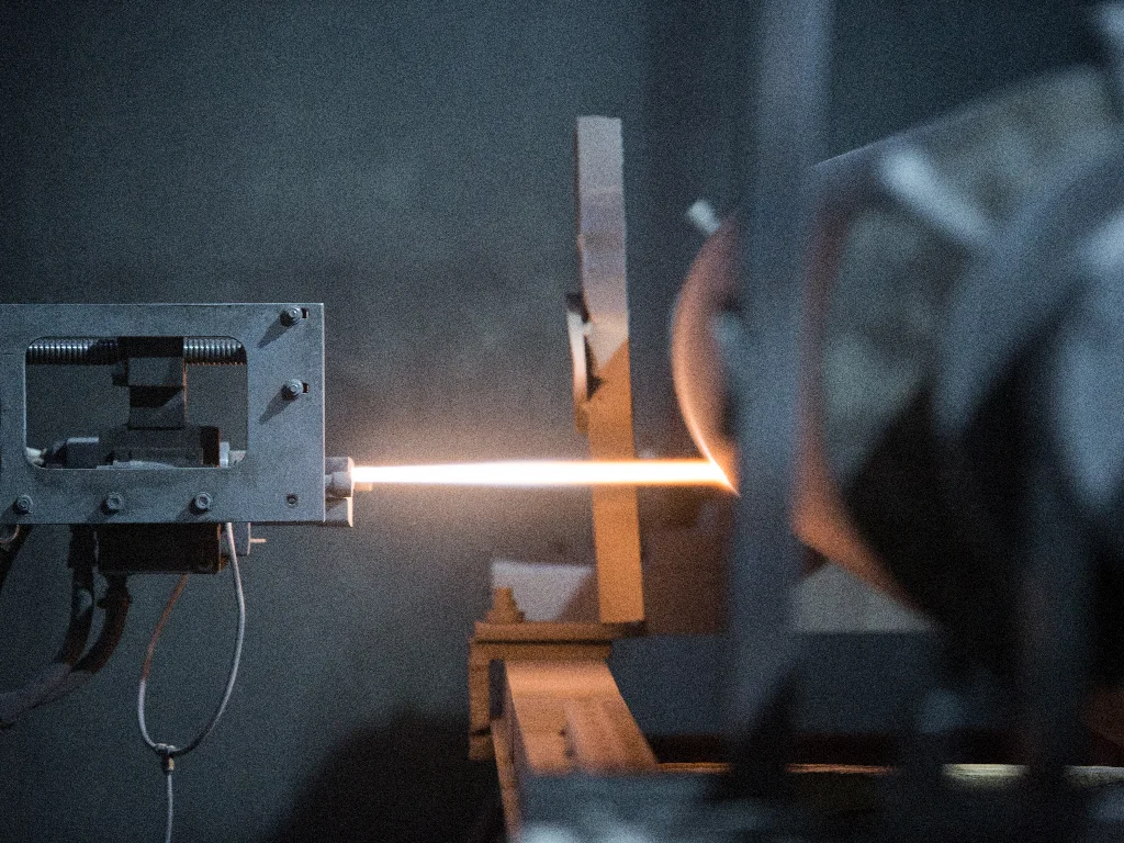 Tungsten carbide thermal spraying process for corrugating rolls, professional surface coating treatment